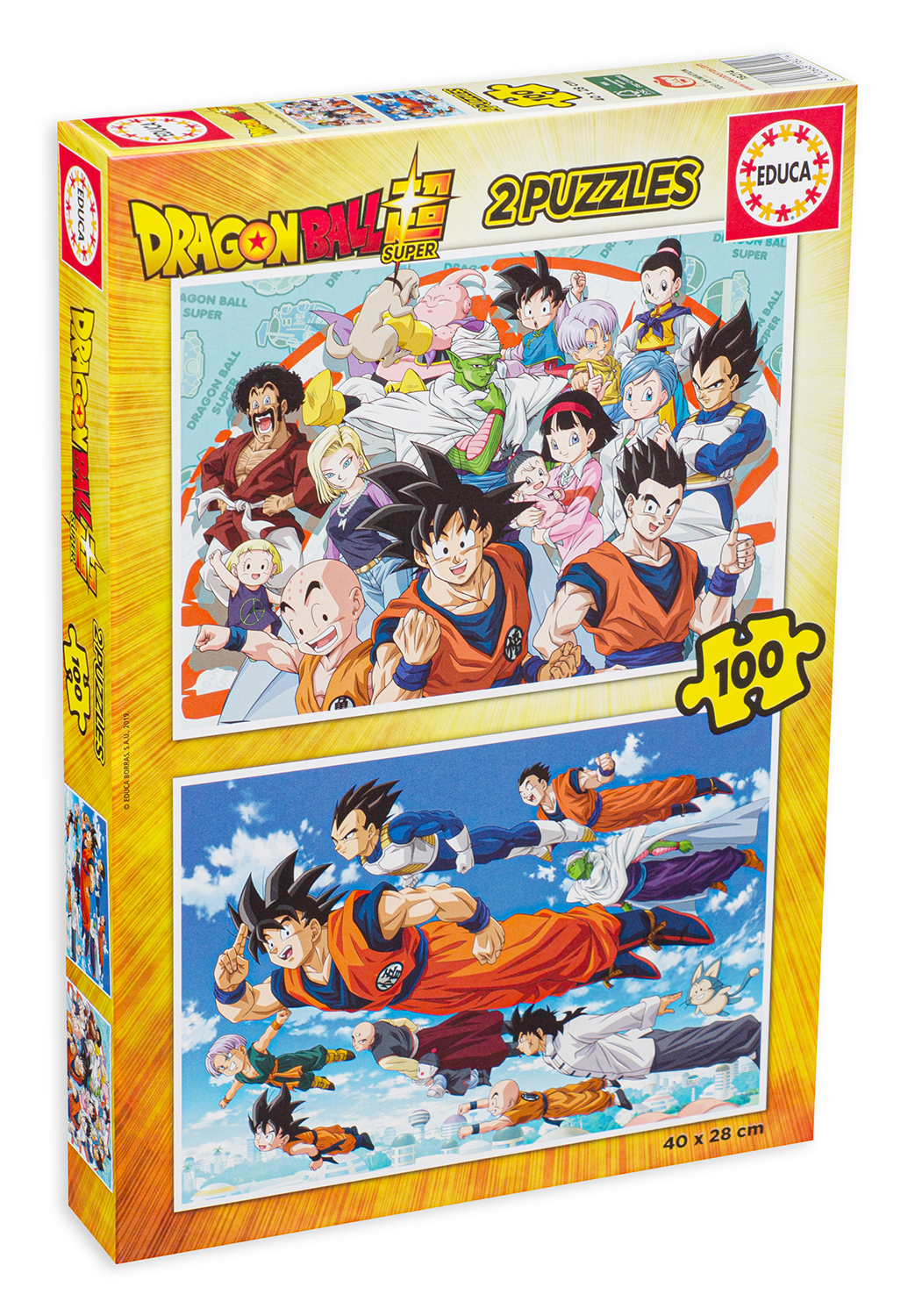 Пъзел Educa от 2 x 100 части - Dragon Ball