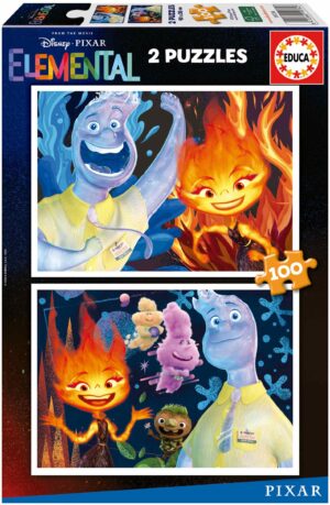 Пъзел Educa от 2 x 100 части - Елементи