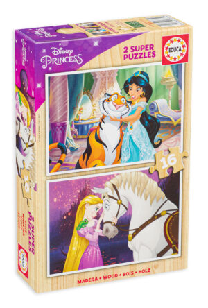 Пъзел Educa от 2 x 16 части - Дисни принцеси