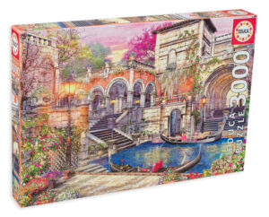 Пъзел Educa от 3000 части - Романтика във Венеция, Доминик Дейвисън