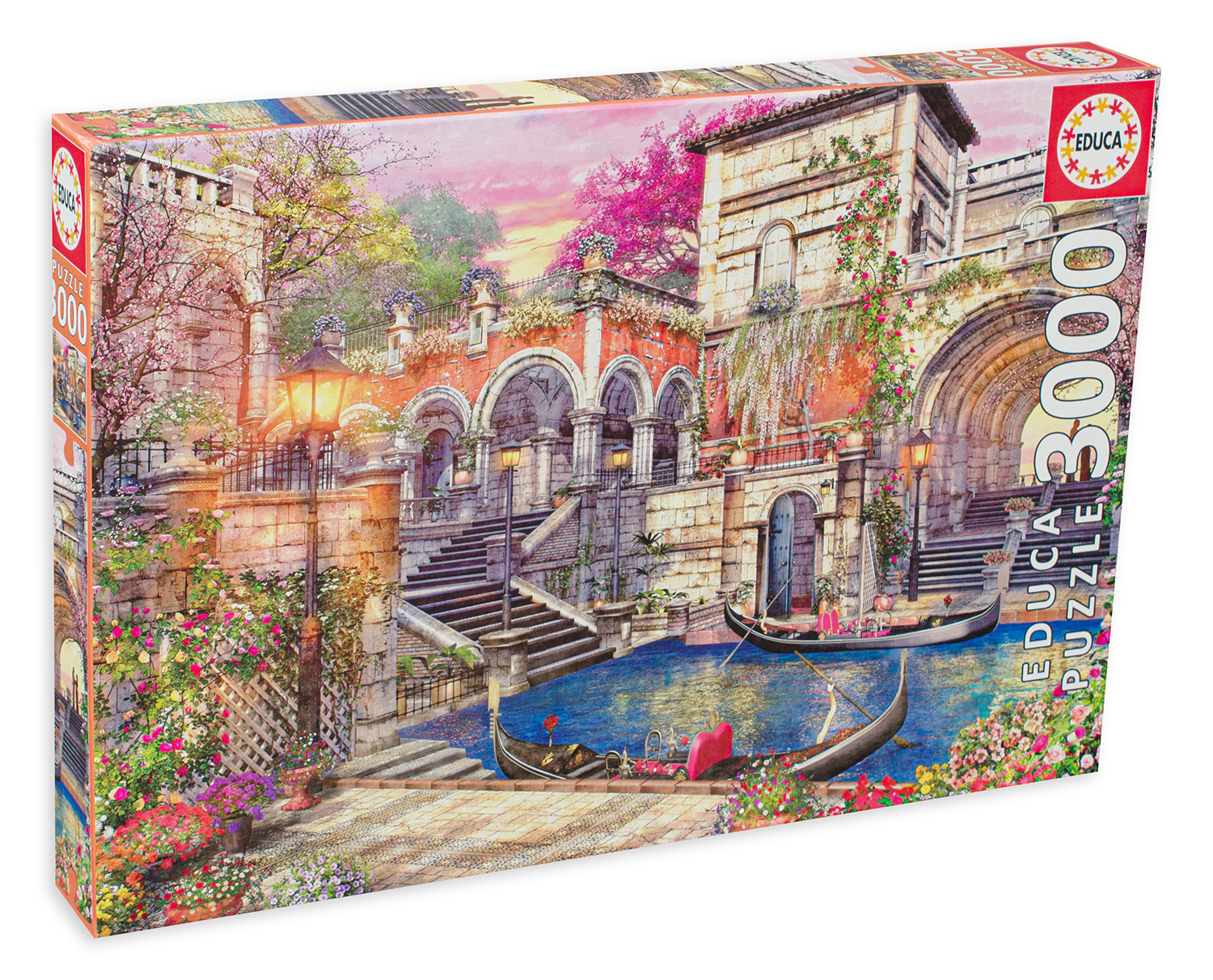 Пъзел Educa от 3000 части - Романтика във Венеция, Доминик Дейвисън
