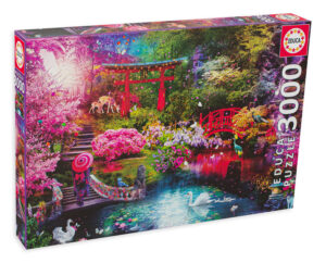 Пъзел Educa от 3000 части - Японска градина
