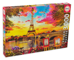 Пъзел Educa от 3000 части - Залез в Париж