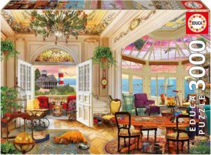 Пъзел Educa от 3000 части - Живот на брега