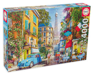 Пъзел Educa от 4000 части - Старите улици на Париж