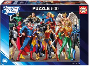 Пъзел Educa от 500 части - DC Comics: Лигата на справедливостта