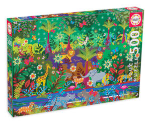 Пъзел Educa от 500 части - Джунгла