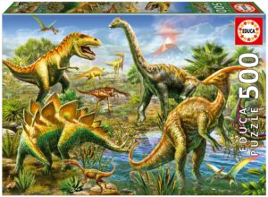 Пъзел Educa от 500 части - Джурасик