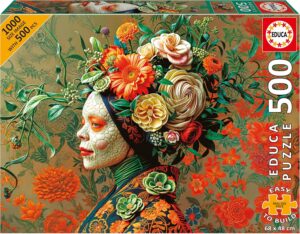 Пъзел Educa от 500 части - Кралицата на гущерите