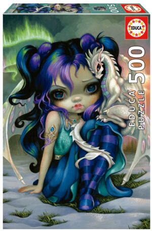 Пъзел Educa от 500 части - Леден Дракон