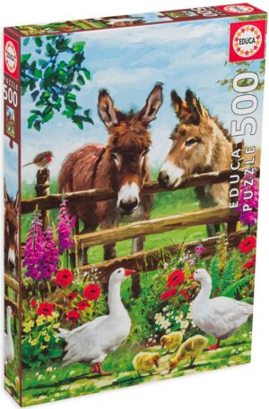 Пъзел Educa от 500 части - Магаренца