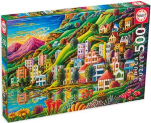 Пъзел Educa от 500 части - Скрито пристанище