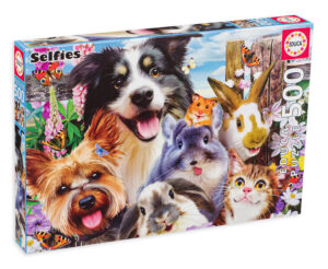 Пъзел Educa от 500 части - Забавно селфи