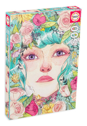 Пъзел Educa от 500 части - Женско лице