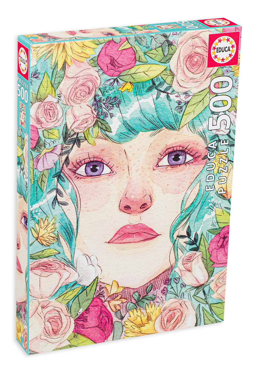 Пъзел Educa от 500 части - Женско лице