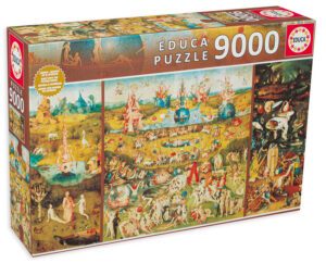 Пъзел Educa от 9000 части - Градината на земните удоволствия, Йеронимус Бош