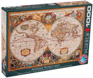 Пъзел Eurographics от 1000 части – Антична световна карта, Ян Янсон