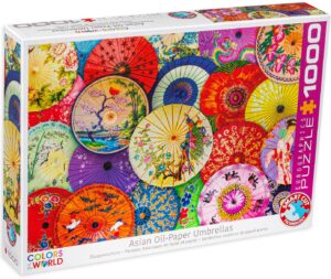 Пъзел Eurographics от 1000 части - Азиатски чадъри