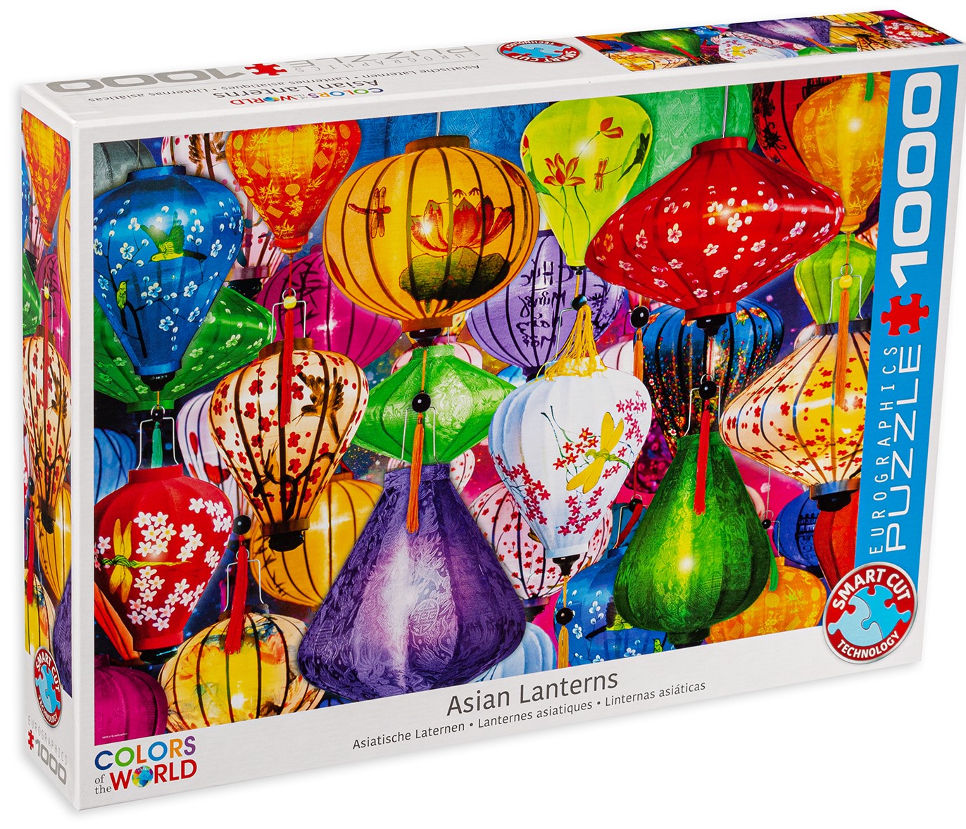 Пъзел Eurographics от 1000 части - Азиатски фенери