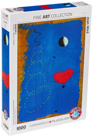 Пъзел Eurographics от 1000 части – Балерина в синьо, Жоан Миро