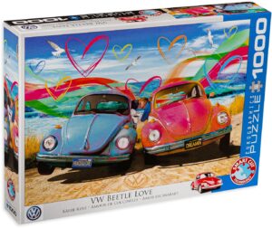Пъзел Eurographics от 1000 части - Beetle Love, Паркър Грийнфийлд