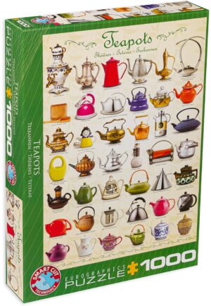 Пъзел Eurographics от 1000 части - Чайници