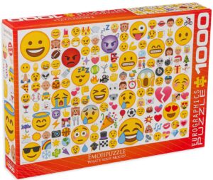 Пъзел Eurographics от 1000 части - Емоджи, в какво настроение си?