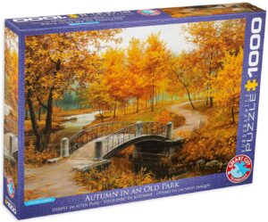 Пъзел Eurographics от 1000 части - Есен в Old Park, Евгений Лушпин