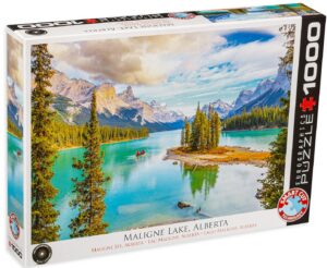 Пъзел Eurographics от 1000 части - Езерото Малайн, Албърта
