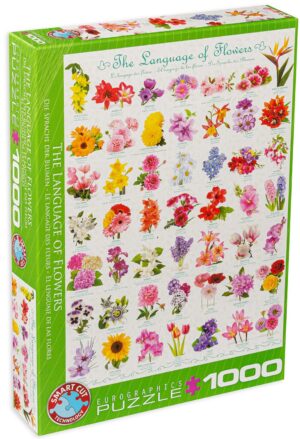 Пъзел Eurographics от 1000 части – Езикът на цветята