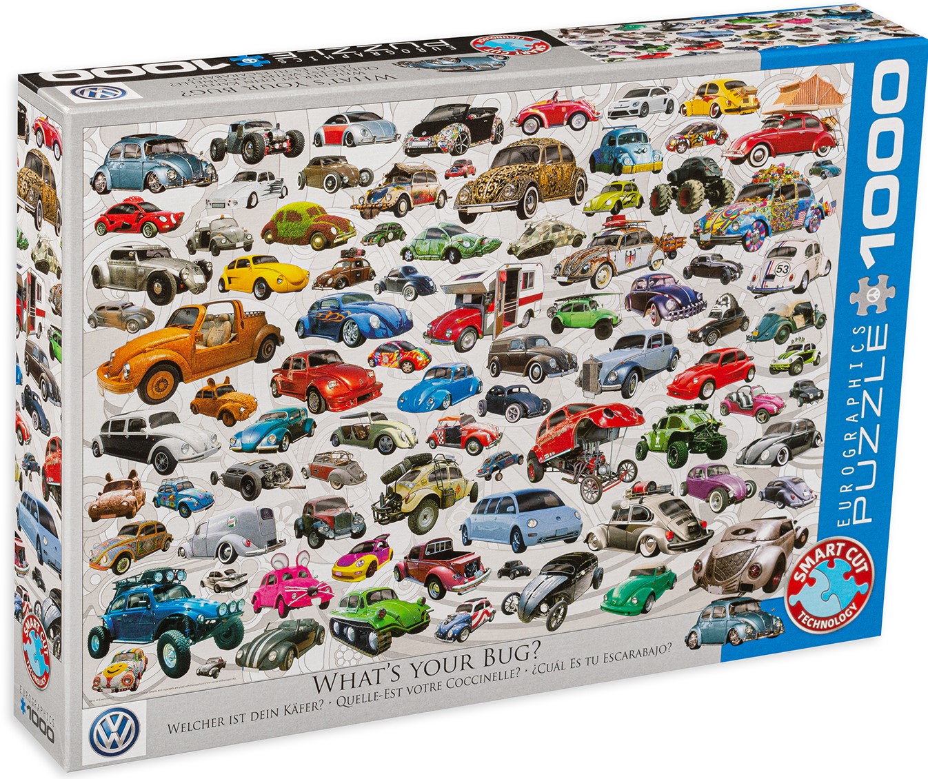 Пъзел Eurographics от 1000 части – Фолксваген Костенурка