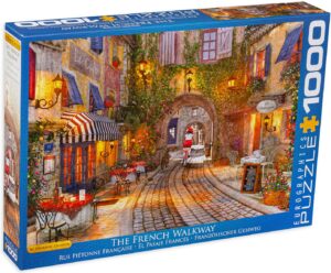 Пъзел Eurographics от 1000 части - Френска пешеходна алея, Доминик Дейвисън
