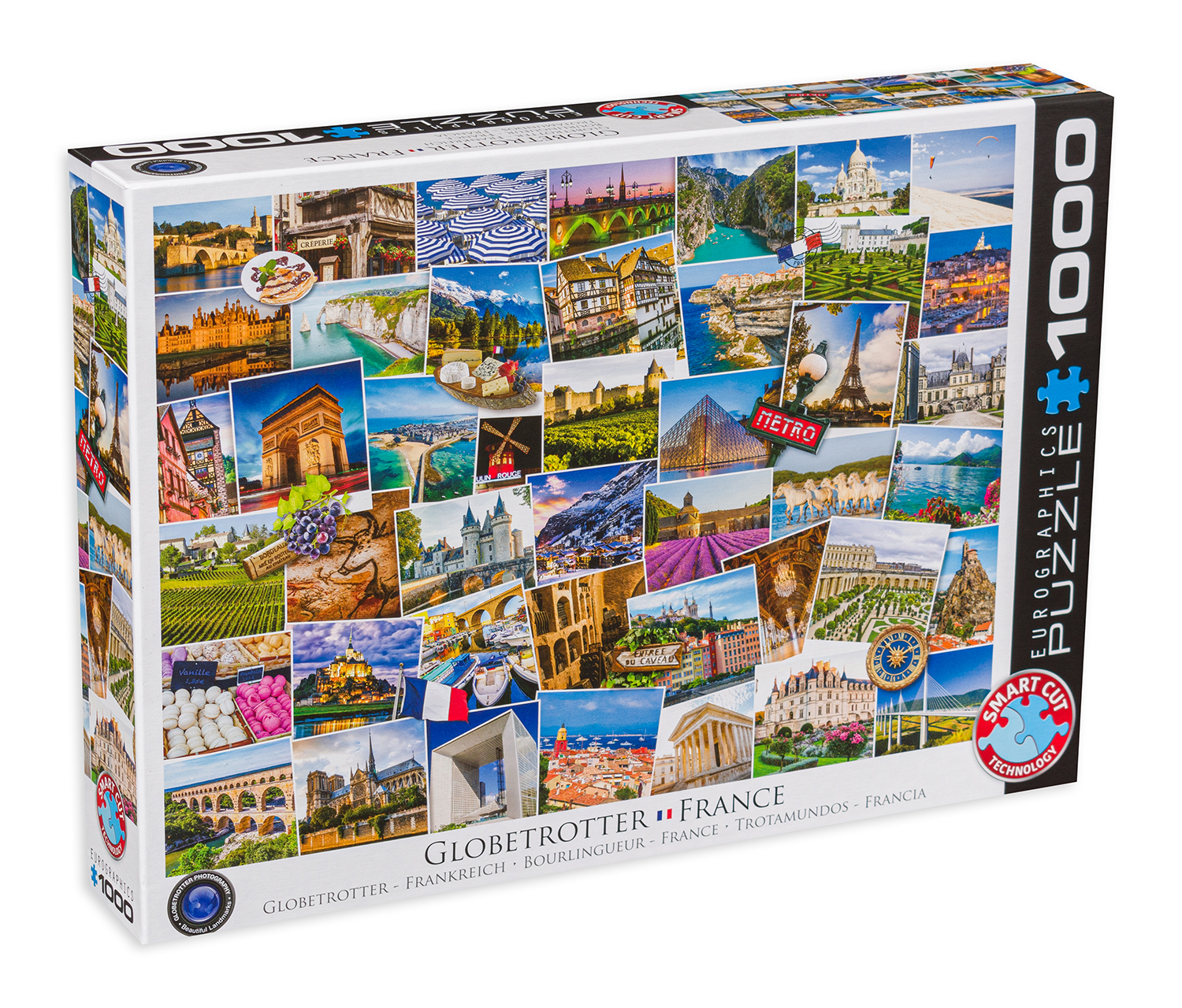 Пъзел Eurographics от 1000 части - Гледки от Франция