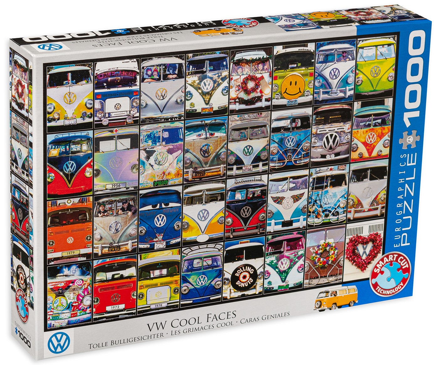 Пъзел Eurographics от 1000 части - Готините лица на VW