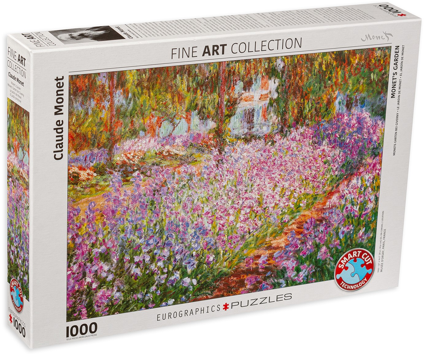 Пъзел Eurographics от 1000 части – Градината на художника, Клод Моне