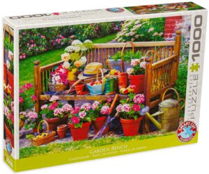 Пъзел Eurographics от 1000 части - Градинска пейка