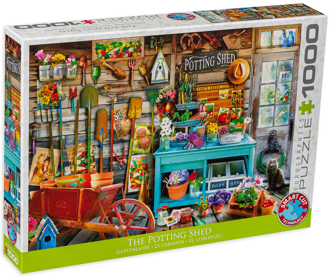 Пъзел Eurographics от 1000 части - Градинската барака
