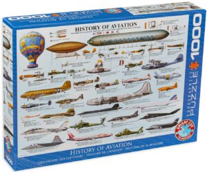 Пъзел Eurographics от 1000 части – История на авиацията