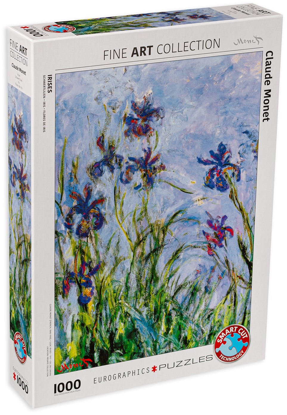 Пъзел Eurographics от 1000 части – Ириси, Клод Моне