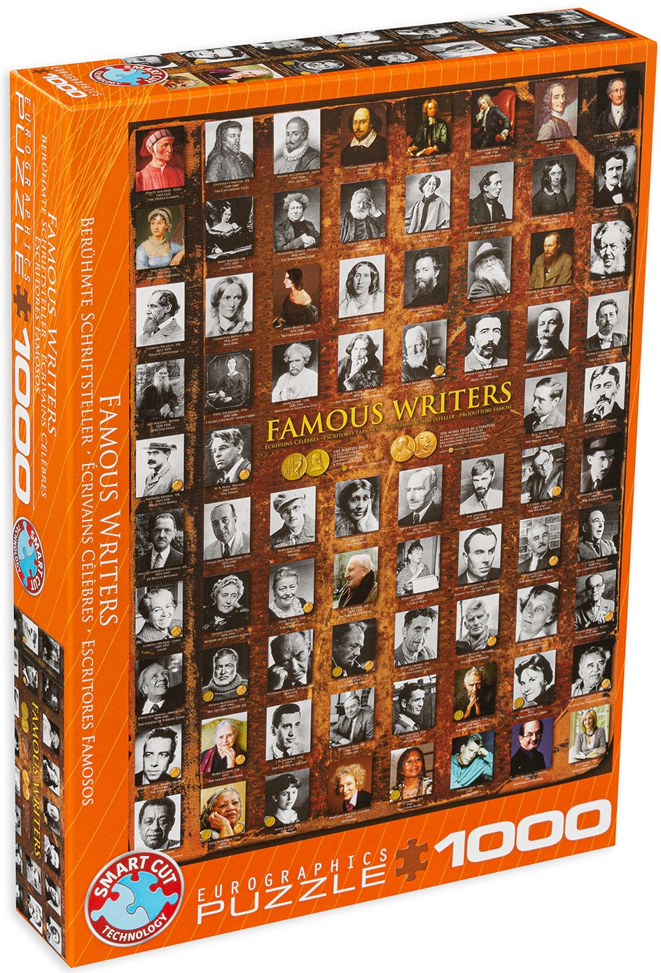Пъзел Eurographics от 1000 части – Известни писатели
