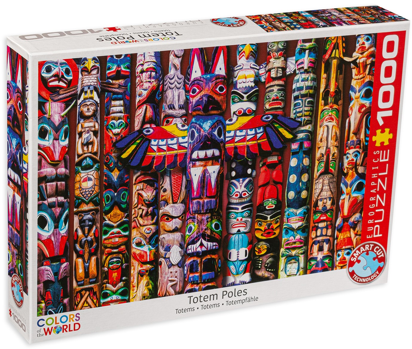 Пъзел Eurographics от 1000 части - Канадски тотеми