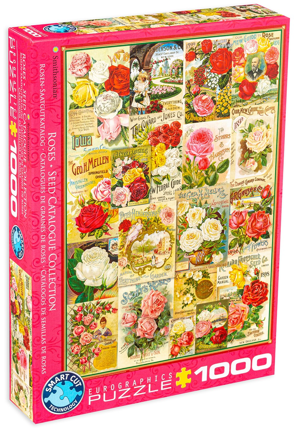 Пъзел Eurographics от 1000 части – Каталог на сортове рози