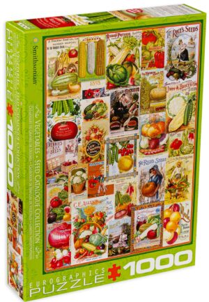 Пъзел Eurographics от 1000 части – Каталог за семена на зеленчуци