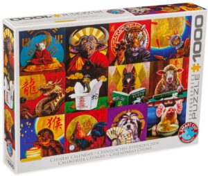 Пъзел Eurographics от 1000 части – Китайски календар