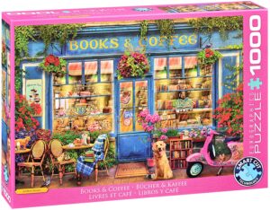 Пъзел Eurographics от 1000 части - Книги и кафе