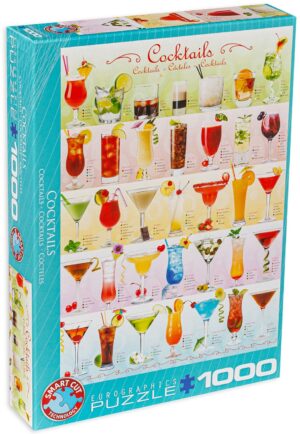 Пъзел Eurographics от 1000 части – Коктейли