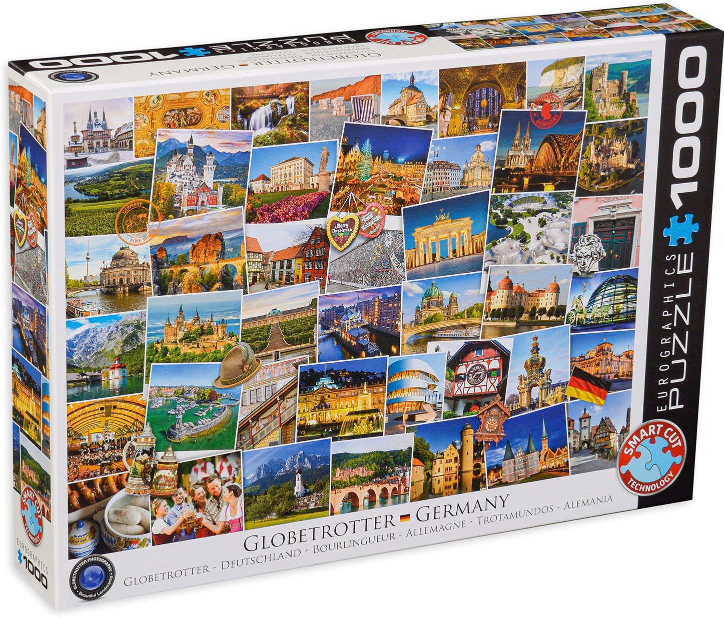 Пъзел Eurographics от 1000 части - Колаж от Германия