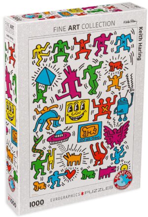Пъзел Eurographics от 1000 части - Колаж от Кит Харинг