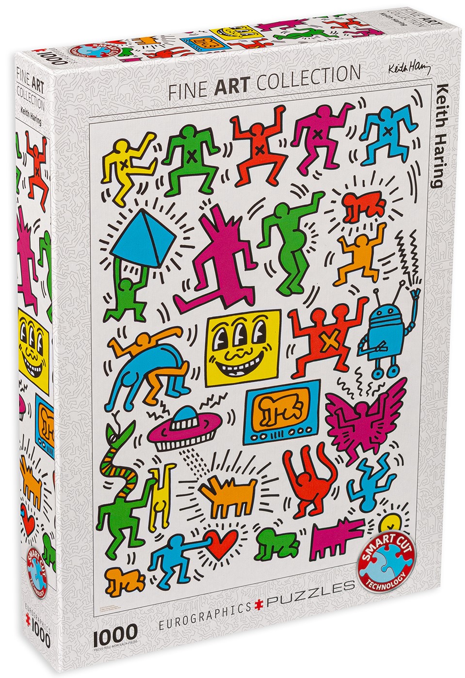 Пъзел Eurographics от 1000 части - Колаж от Кит Харинг