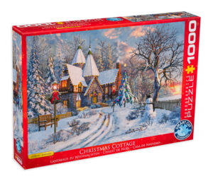 Пъзел Eurographics от 1000 части – Коледнa къщичкa, Доминик Дейвисън